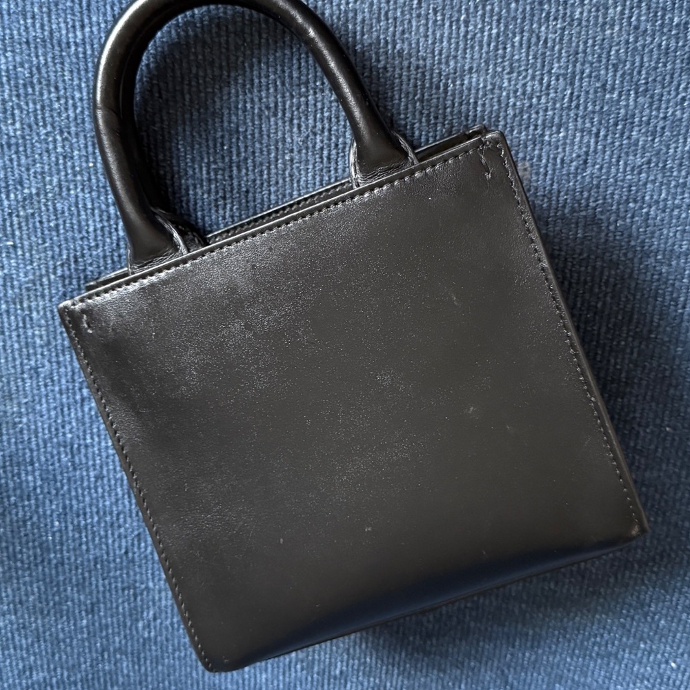 Dolce & Gabbana Mini Top Handle Bag DG Daily Shopper D&G Tote Bag Black Calfskin - Picture 7 of 16